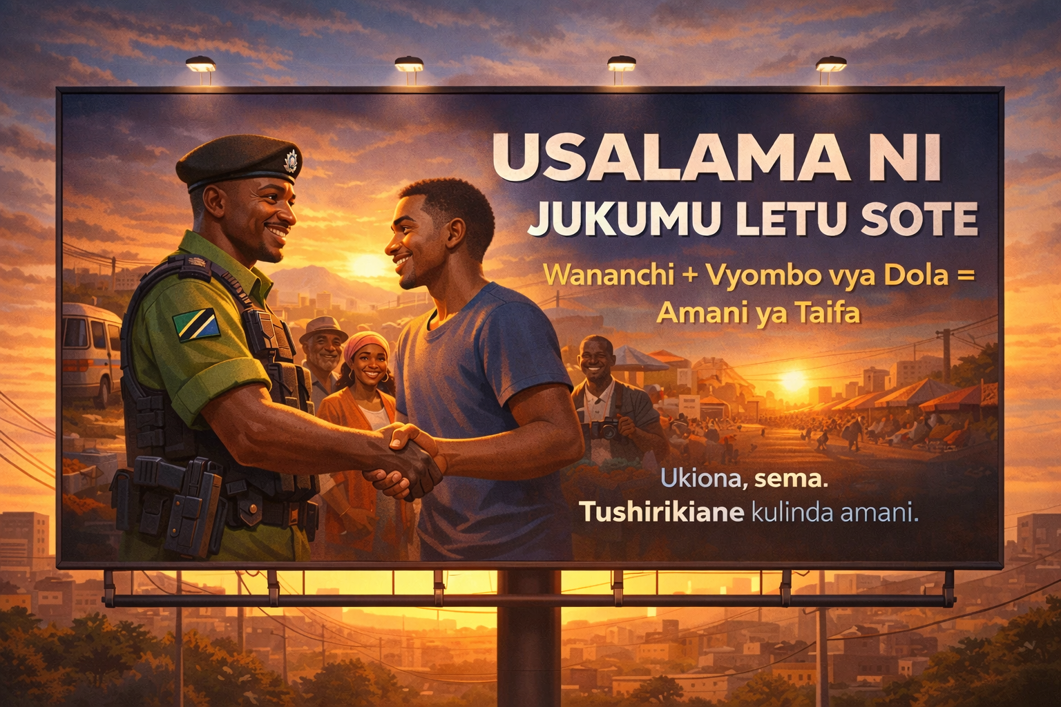 AMANI YA NCHIYETU NI JUKUMU LETU SOTE