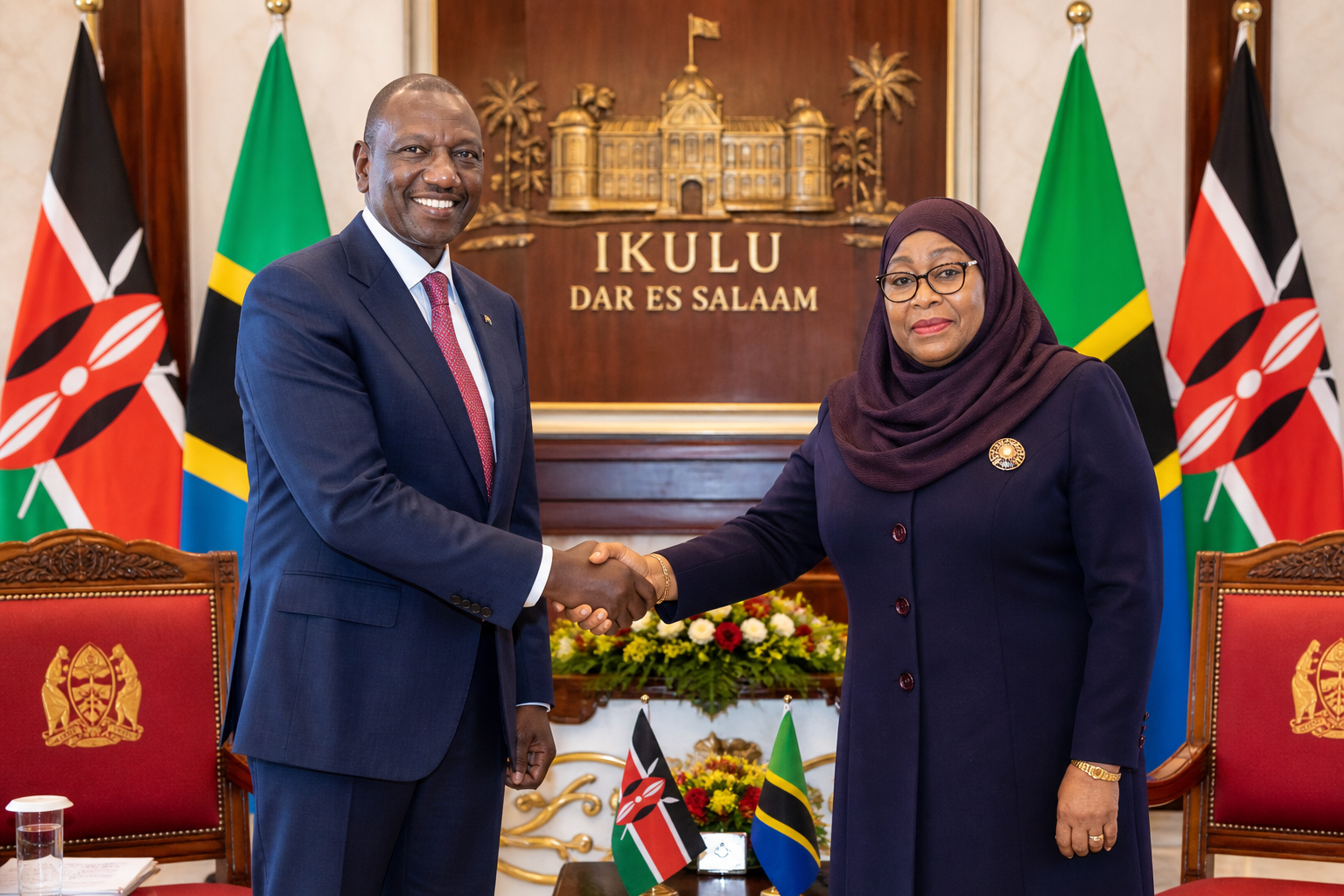 #Live #Mubashara: RAIS DKT. SAMIA AKIMPOKEA RAIS RUTO WA KENYA, IKULU DAR ES SALAAM | 04 MEI, 2026