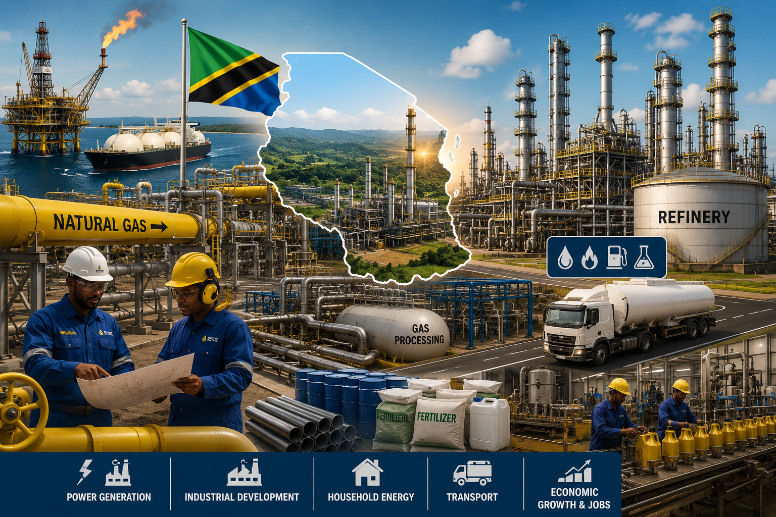 Tanzania launches new gas projects to boost output